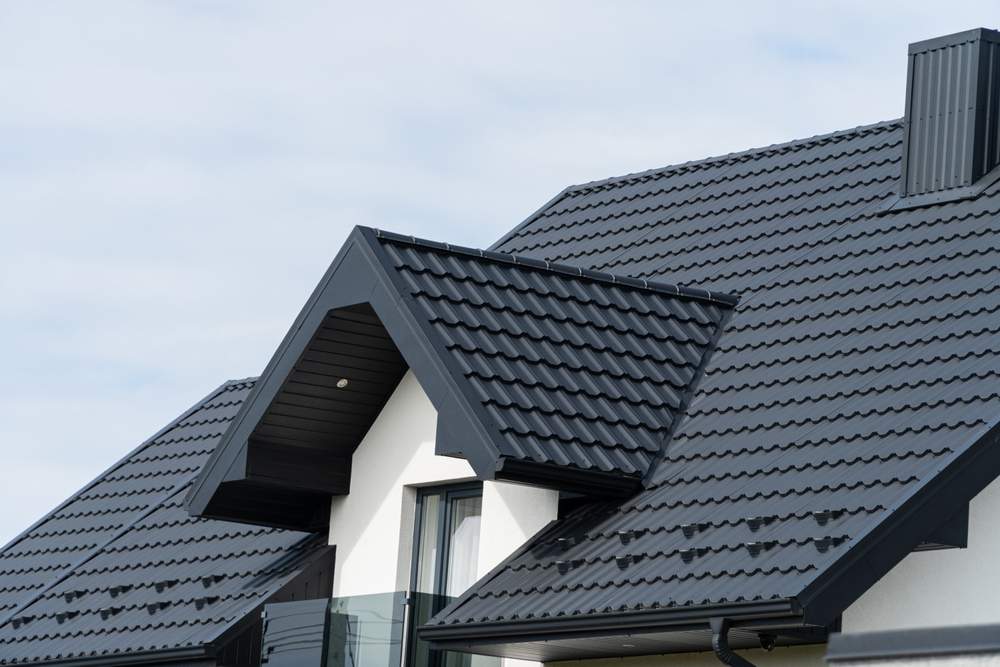 black roof