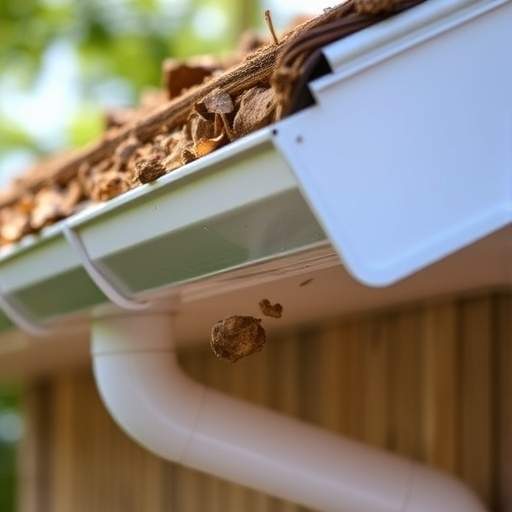 Gutter with Debris